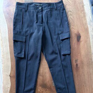 Navy Theory Wool Cargo Dress Pants